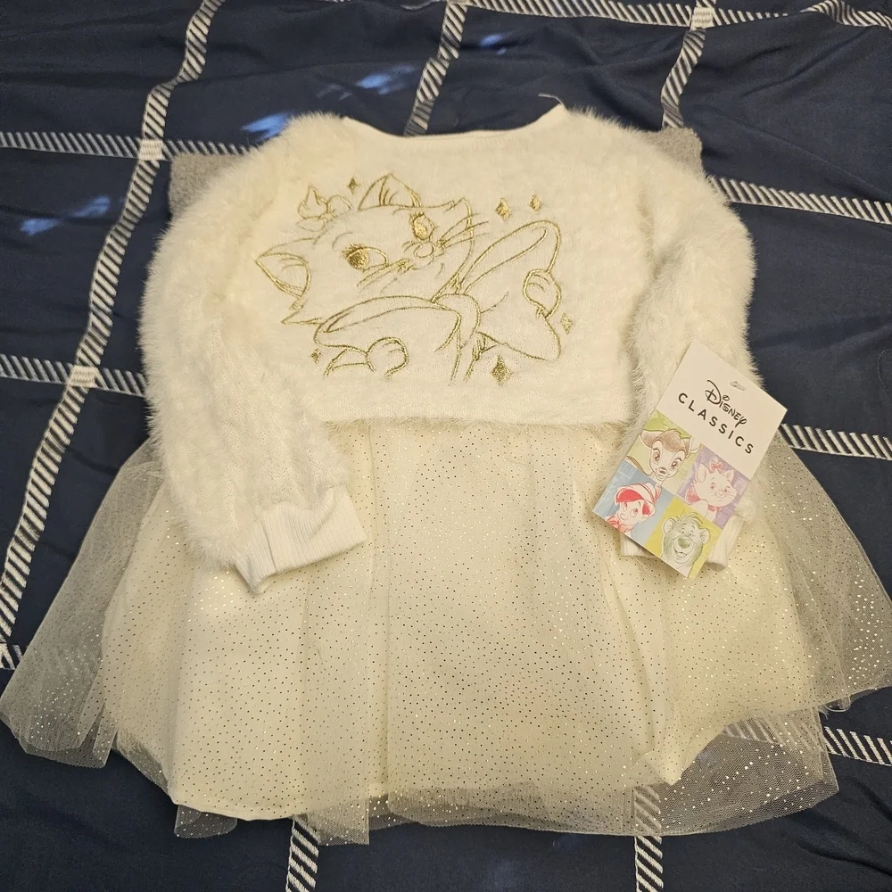 Disney Classics White and Gold Dress (Item #44)